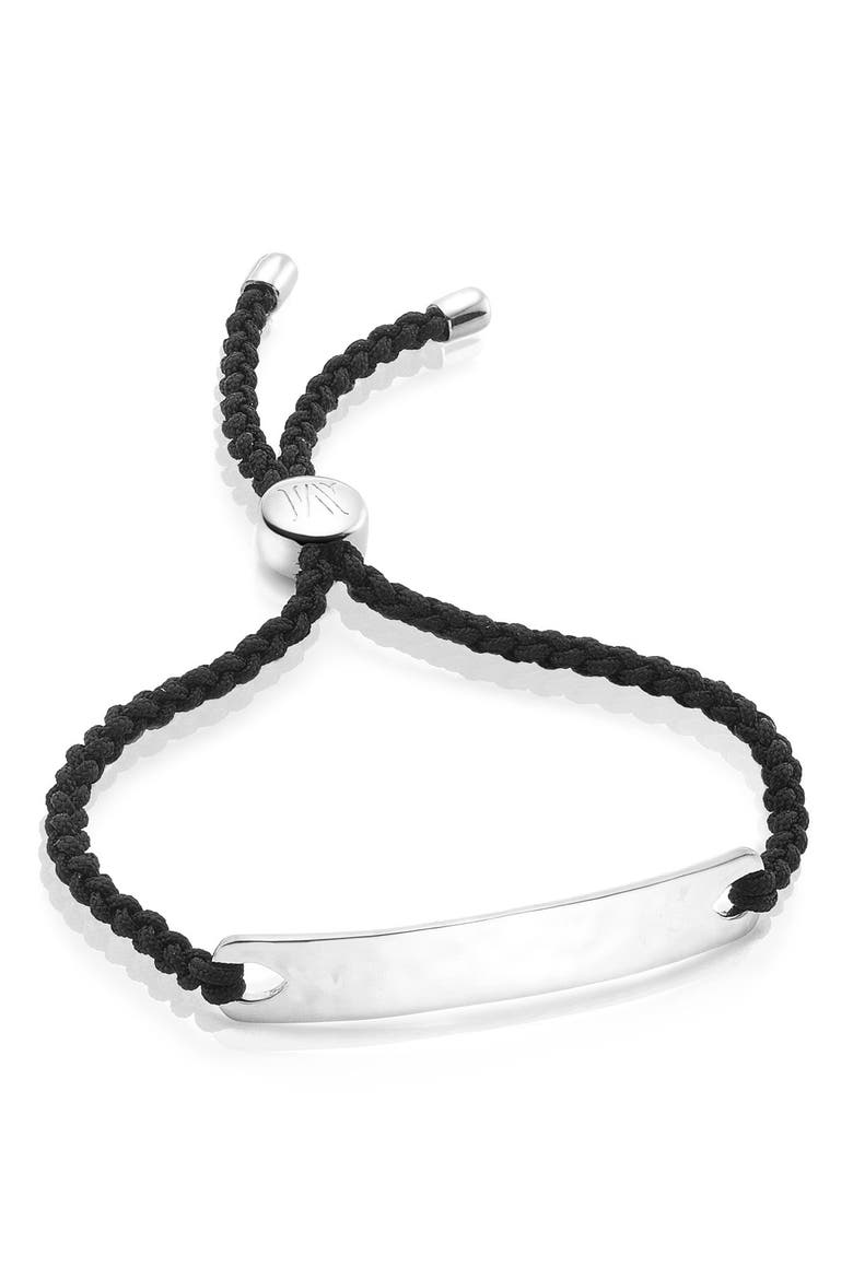 Havana Friendship Bracelet, Main, color, SILVER/ BLACK