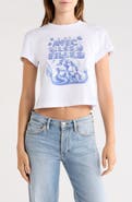 Avec Les Filles Mermaid Logo Crop Graphic T-Shirt