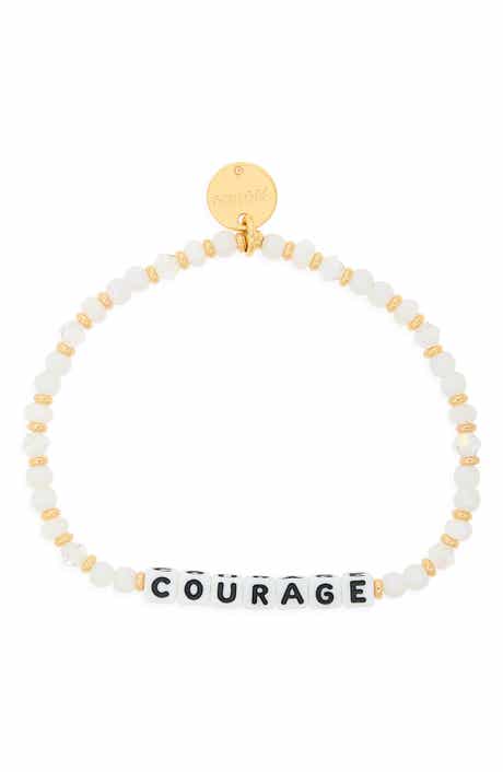 Courage Beaded Stretch Bracelet