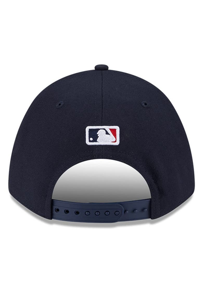Men's New Era  Navy Boston Red Sox Player Replica 9FORTY Adjustable Hat, Alternate, color, Navy