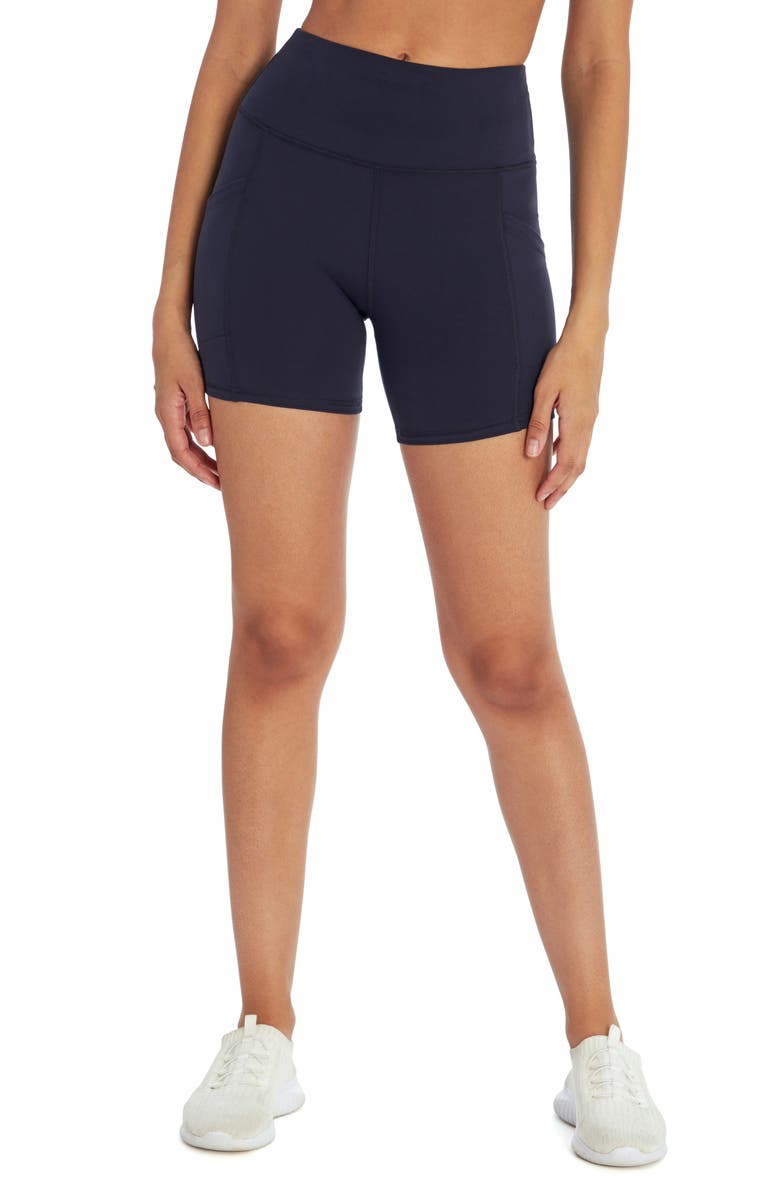 MARIKA Linnette High Waist Control Shorts, Main, color, Midnight Blue