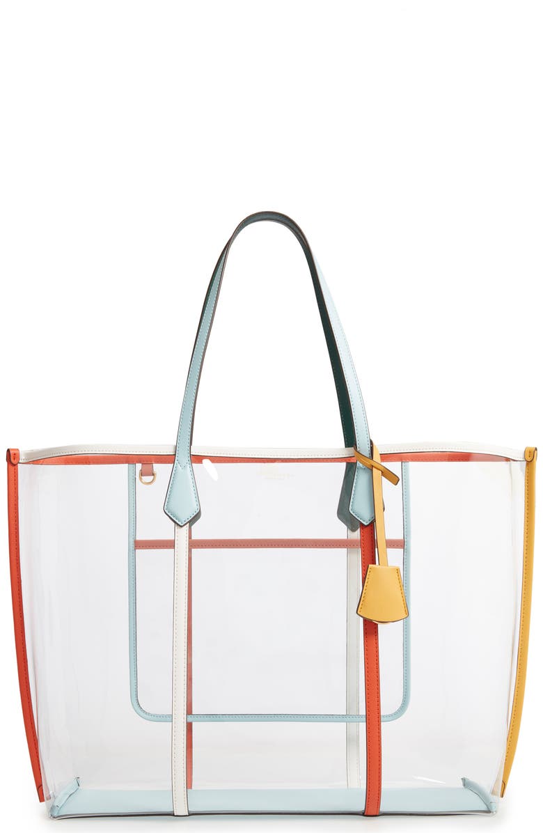 Tory Burch Perry Transparent Tote, Main, color,