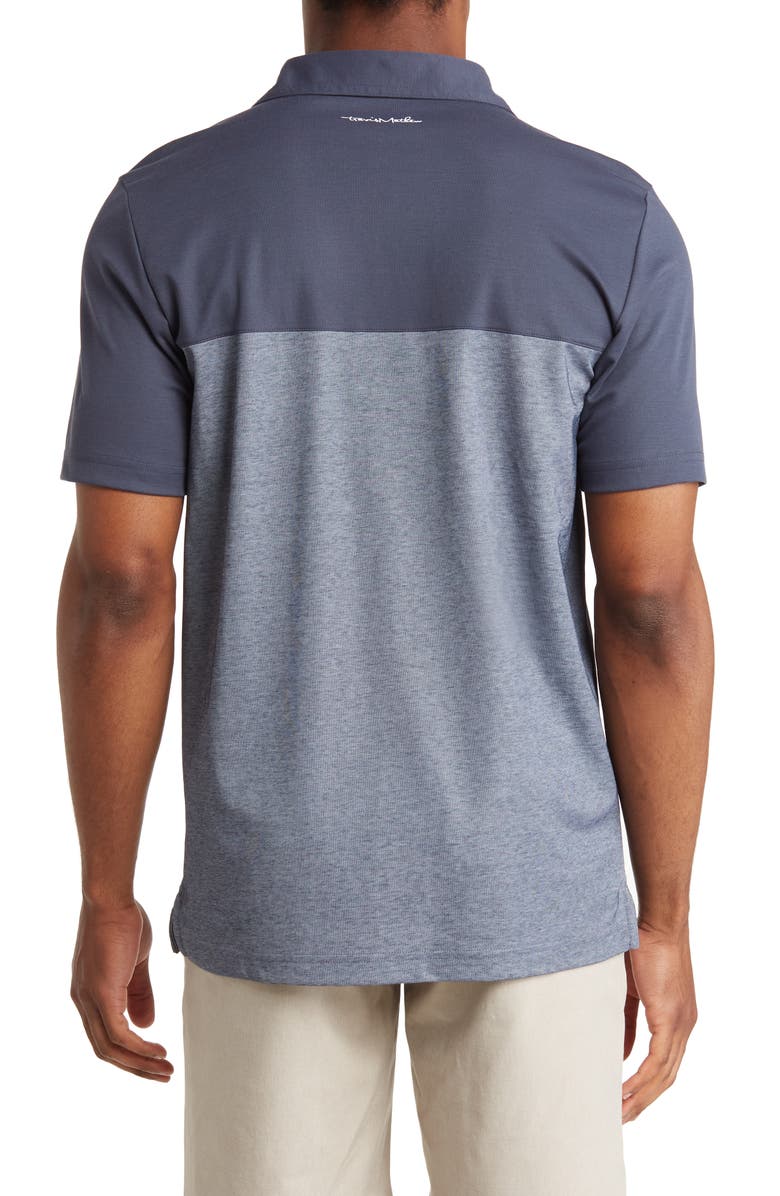TravisMathew The Rudds 2.0 Polo, Alternate, color, Blue Nights/ Heather