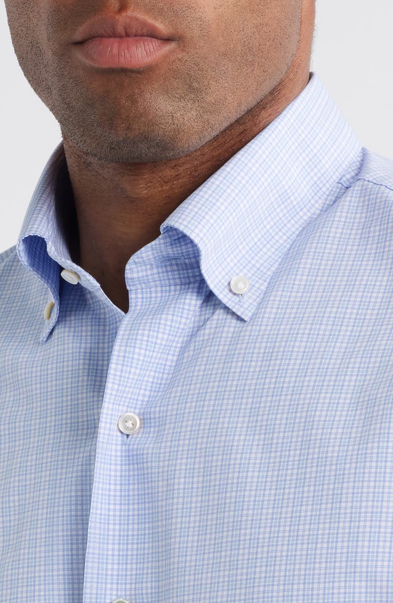 Peter Millar Crown Crafted Performance Poplin Button-Down Shirt, Alternate, color, Wisteria