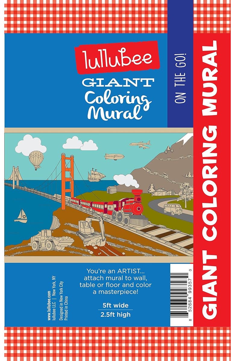 Lullubee Giant Coloring Mural On The Go, Kids, Main, color, Multicolored