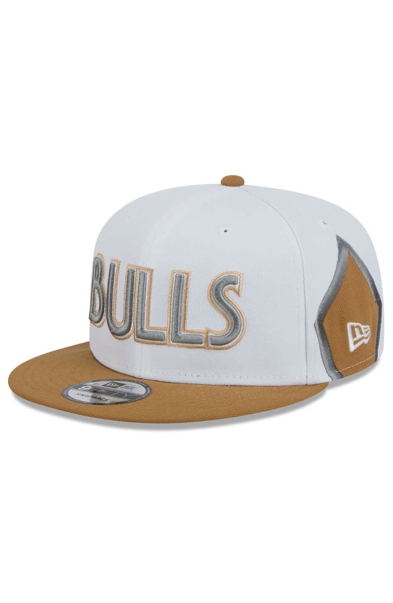 New Era Men's New Era  White Chicago Bulls 2024/25 City Edition 9FIFTY Snapback Hat, Alternate, color, 