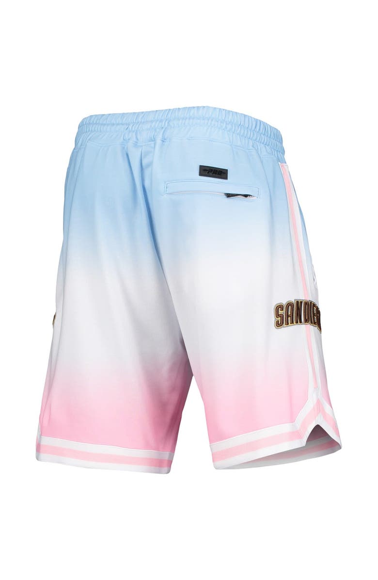 PRO STANDARD Men's Pro Standard Blue/Pink San Diego Padres Team Logo Pro Ombre Shorts, Alternate, color,