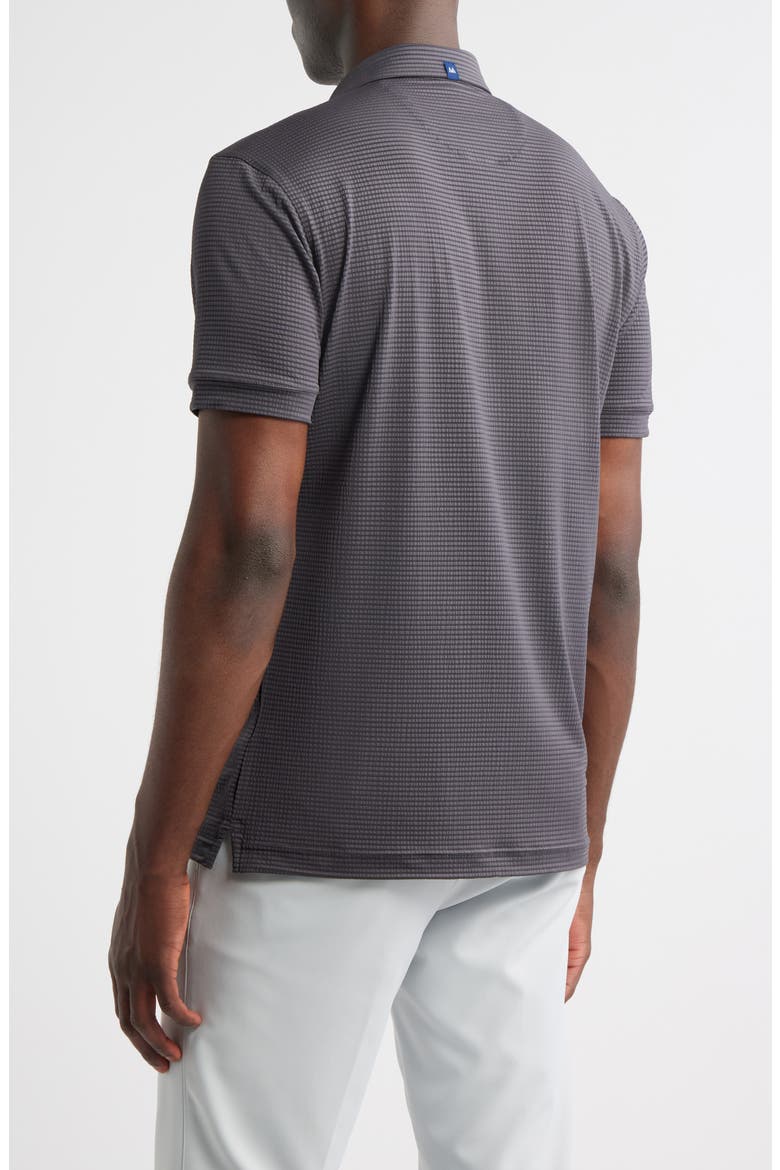 Copa Pinstripe Polo, Alternate, color, PEWTER