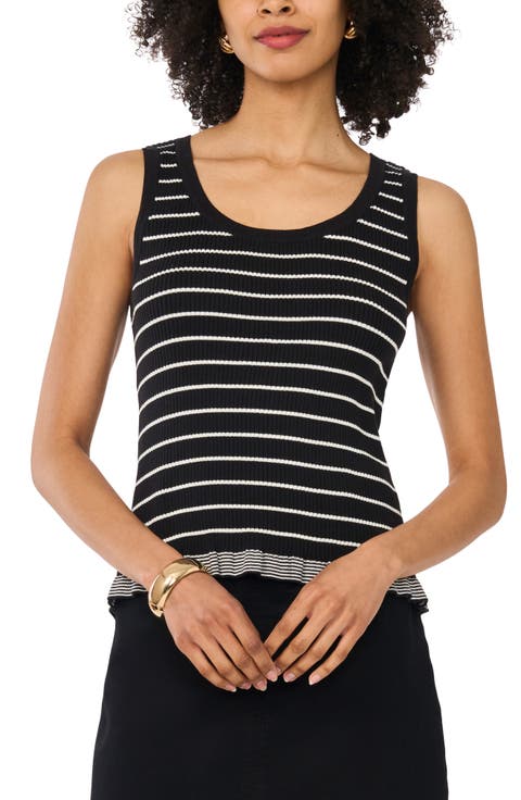 Stripe Cotton Rib Tank