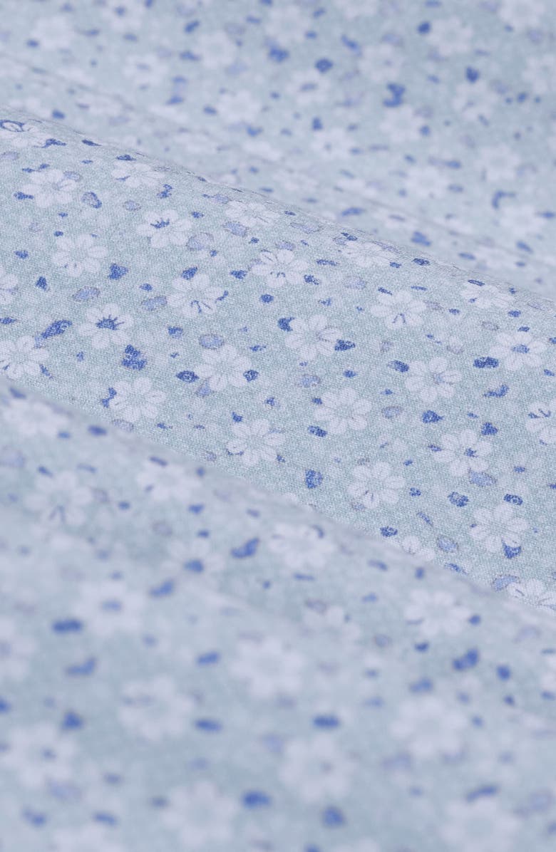 Bugatchi James OoohCotton<sup>®</sup> Floral Button-Up Shirt, Alternate, color, Seafoam