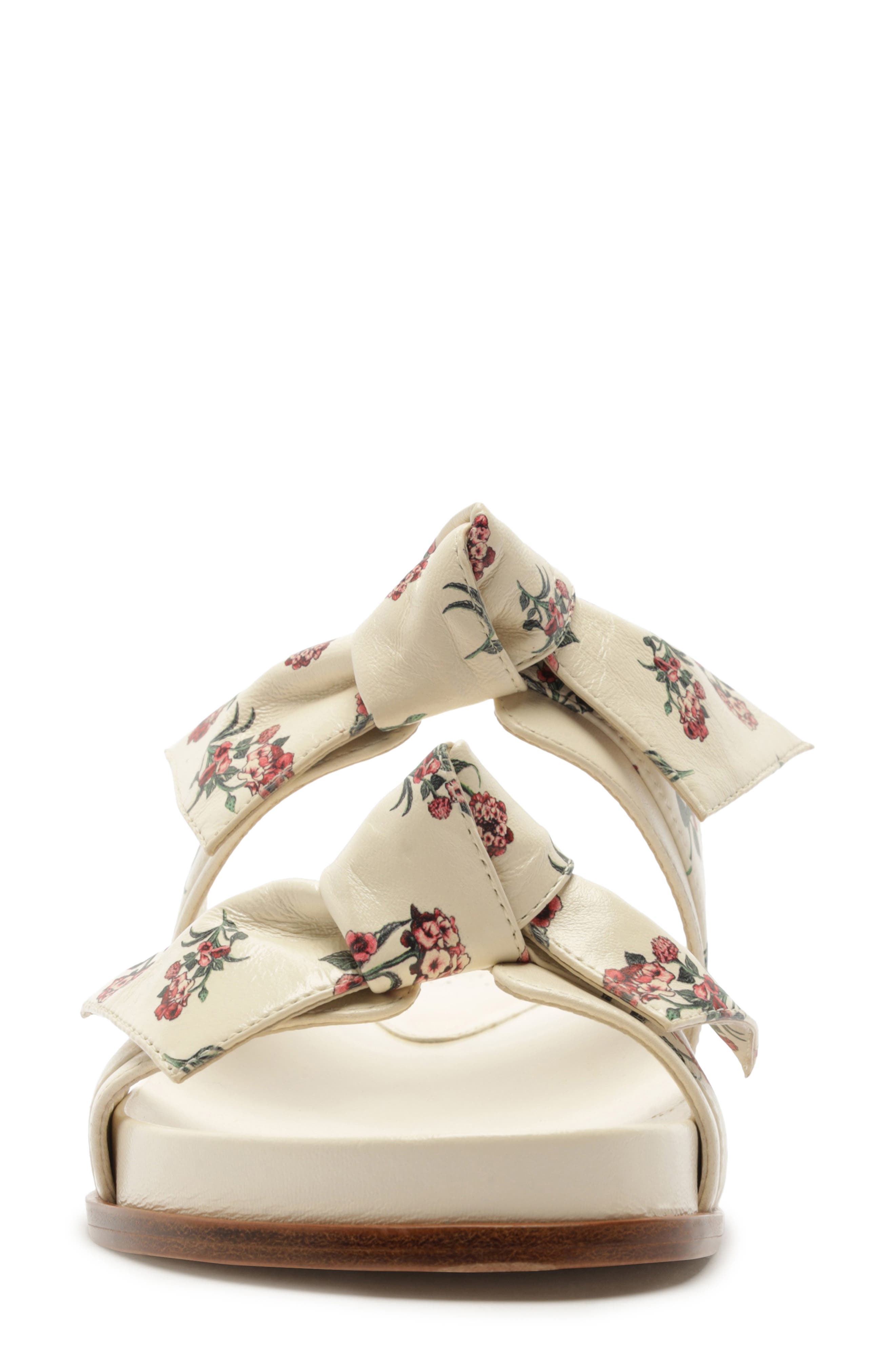 Alexandre Birman x Agua by Agua Bendita Maxi Clarita Slide Sandal, Alternate, color, Off Quebrada/ Print Quebrada