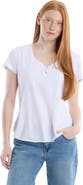 Wilt V-Neck Henley Short Sleeve Tee