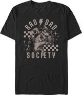 Mickey & Friends Mens Mickey & Friends Goofy Art Rad Dad Society T Shirt