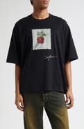 SONG FOR THE MUTE Rose Stamp Gym T-Shirt