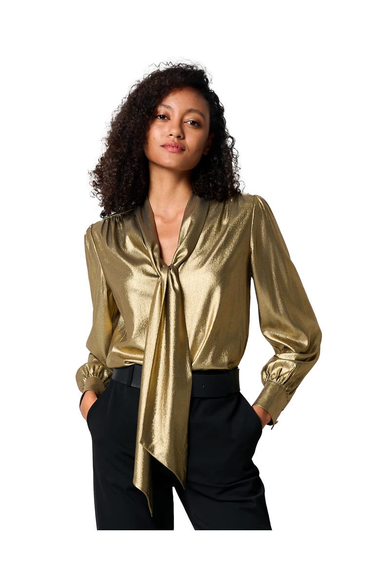 Lilysilk Bow Tie Silk Blouse, Main, color,