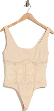 CAMI NYC Kimber Lace Corset Bodysuit