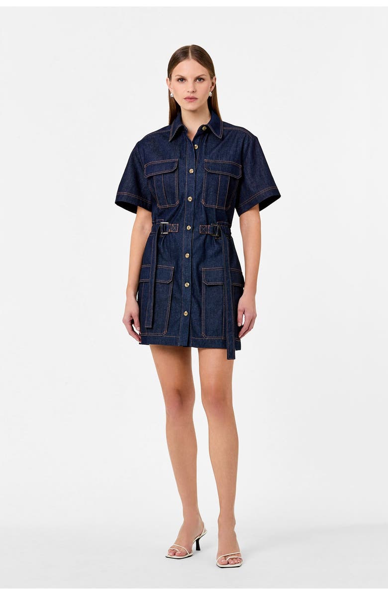 NICHOLAS Rianne Dress, Main, color, Indigo