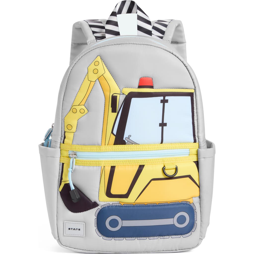State Bags Kids' Kane Mini Construction Truck Backpack In Construct Truck
