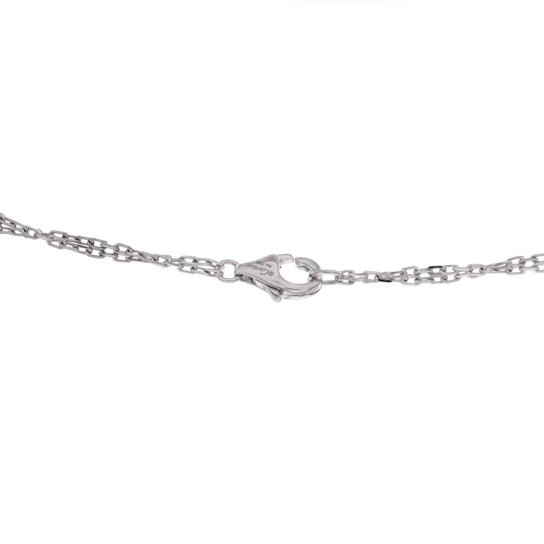 2 Diamonds Love Pendant Necklace 18K White Gold with Diamonds, Alternate, color, Metallic Gold