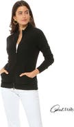 Monticelli Cashmere Pure Cashmere Double Slider Slider Zip Cardigan