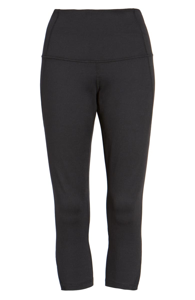 Zella 'Hatha' High Waist Crop Leggings, Alternate, color,