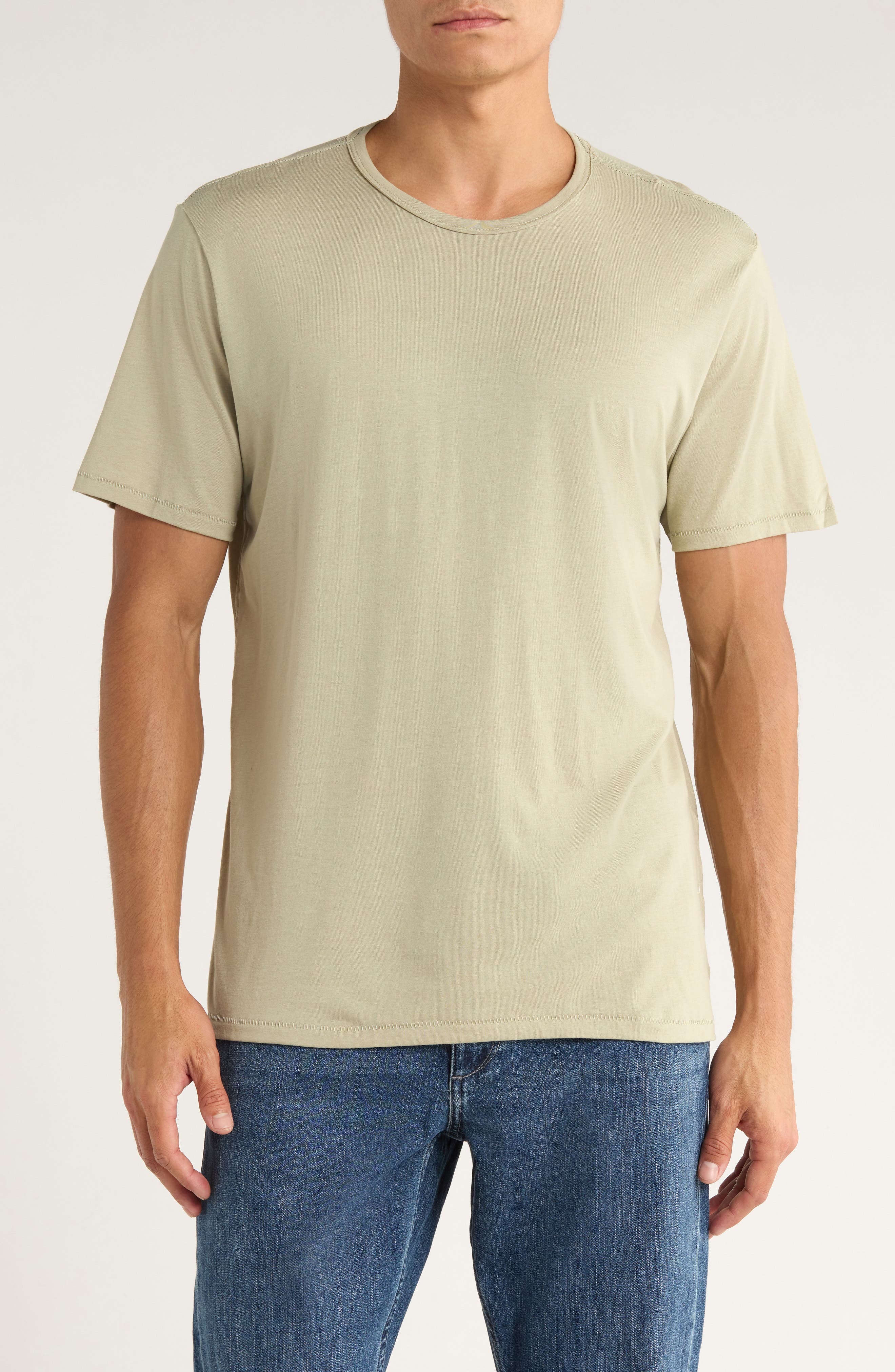 rag & bone Crewneck Cotton Blend T-Shirt