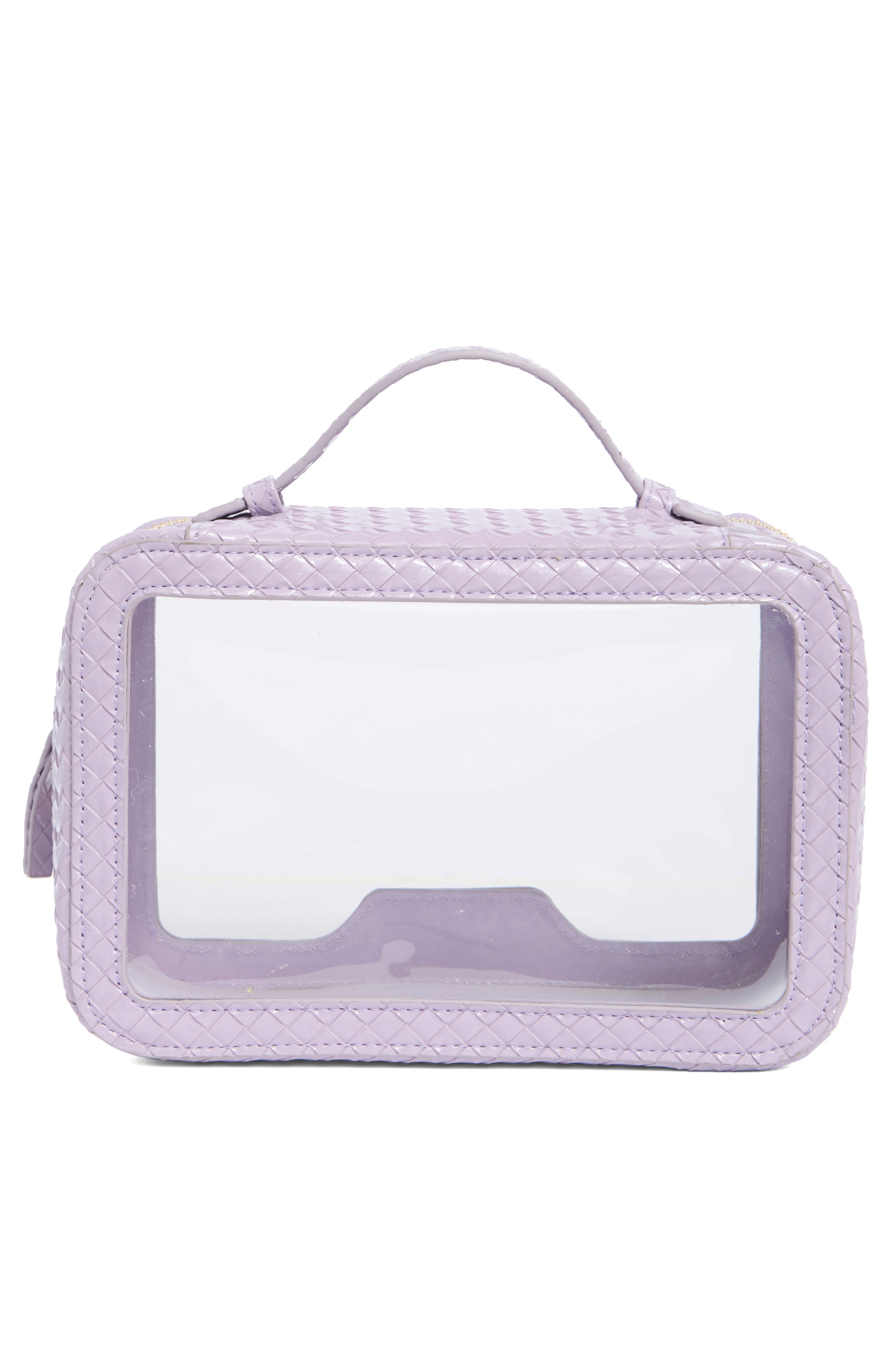 Clear Beauty Organizer, Alternate, color, LAVENDER