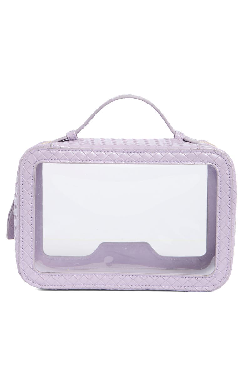 MYTAGALONGS Clear Beauty Organizer, Alternate, color, Lavender