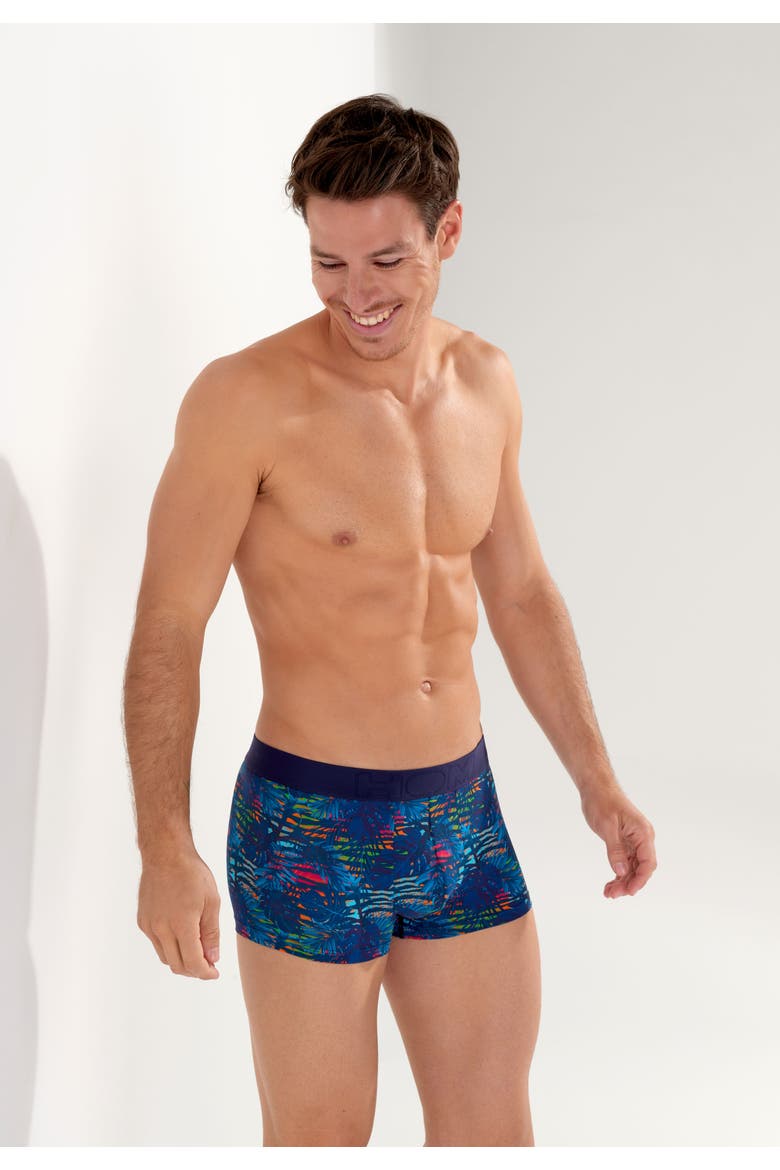 Dreamland Trunk, Alternate, color, Navy Blue Print