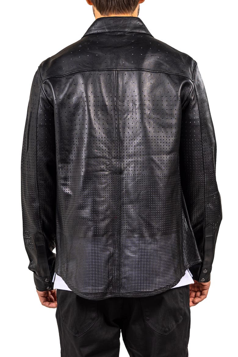 Ascension Leather Jacket, Alternate, color, BLACK