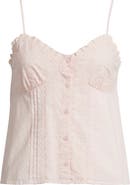 BP. Cotton Eyelet Pintuck Camisole