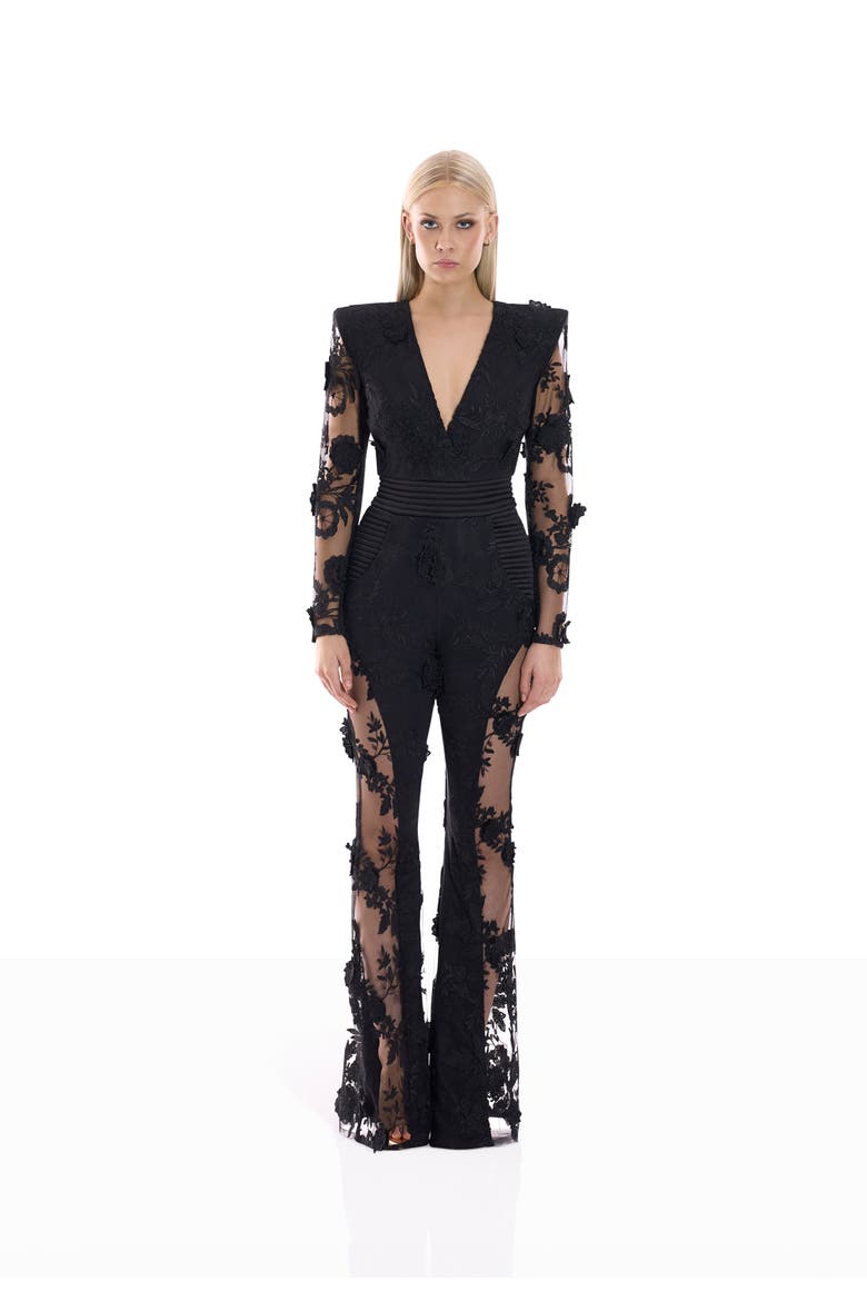 Where You Tend A Rose jumpsuit, Main, color, BLACK
