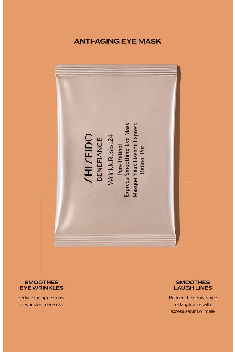 Benefiance WrinkleResist24 Pure Retinol Express Smoothing Eye Mask, Alternate, color, NO COLOR