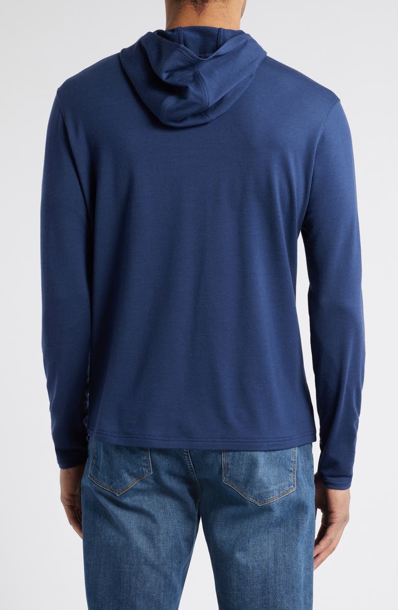 Peter Millar Crown Crafted Excursionist Flex Merino Wool Blend Hoodie, Alternate, color, 