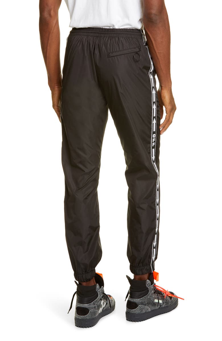 Off-White Arrow Tape Track Pants, Alternate, color,
