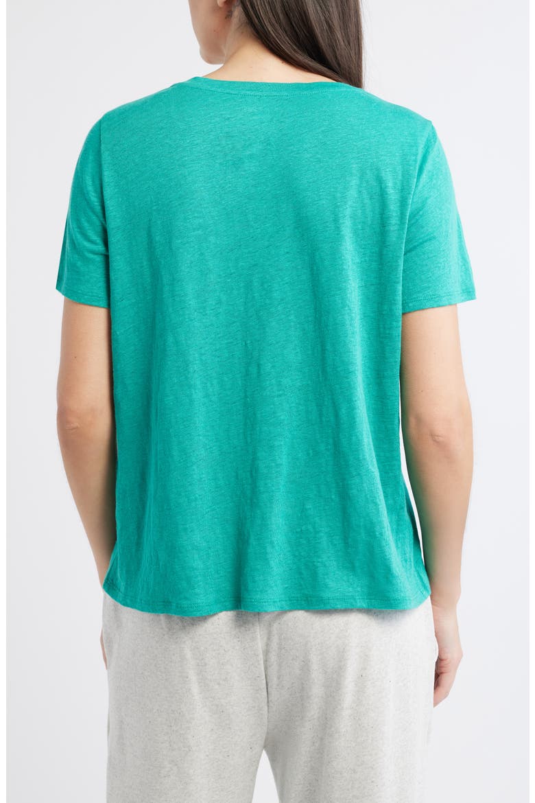 Organic Linen Crewneck T-Shirt, Alternate, color, SSTAR