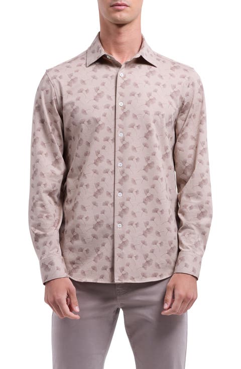 James OoohCotton® Floral Twill Button-Up Shirt