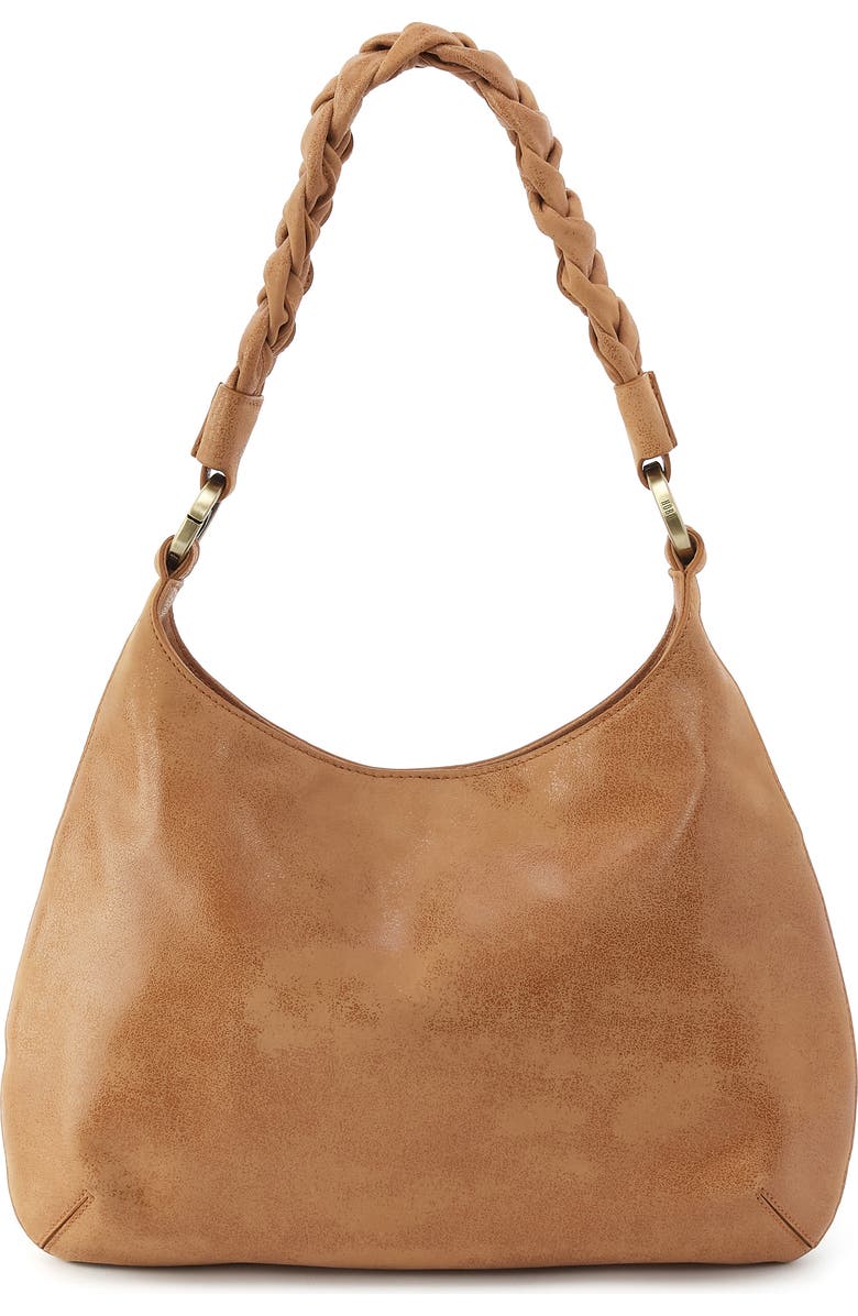 HOBO Madison Leather Shoulder Bag, Main, color, Whiskey