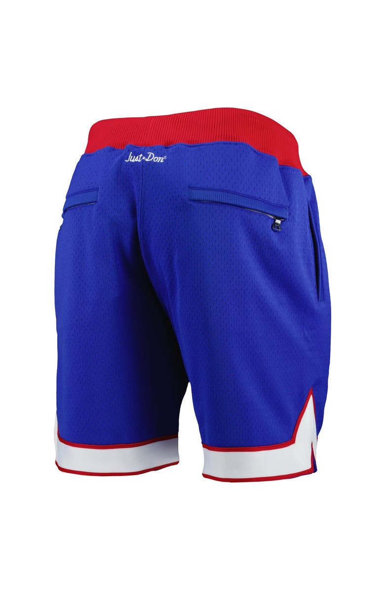 Mitchell & Ness Men's Mitchell & Ness Royal Buffalo Bills 35th Anniversary Just Don Throwback Shorts, Alternate, color, 