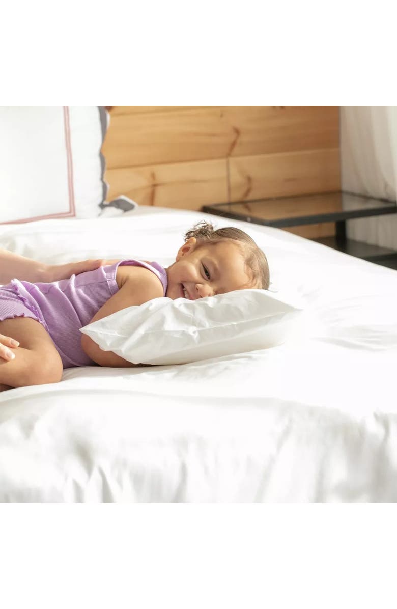 Sperric Cozy Toddler Pillow with Pillowcase Set, Alternate, color, White