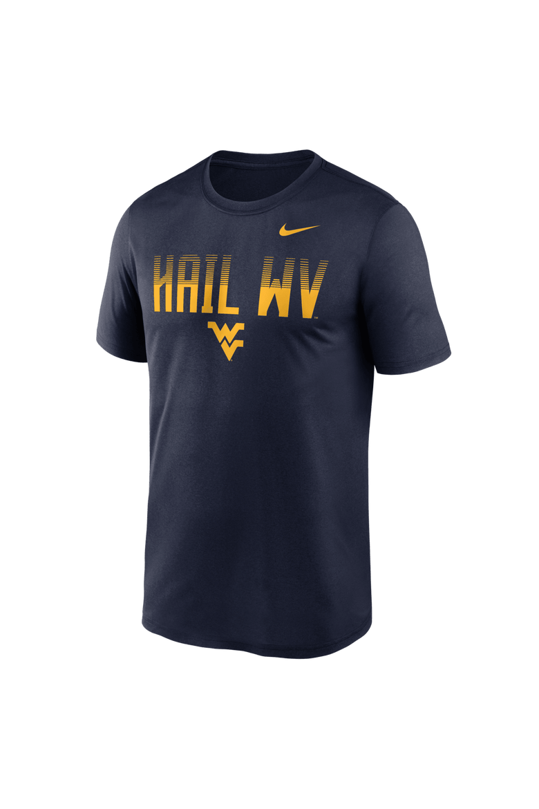 Men's Nike Navy West Virginia Mountaineers Primetime Legend Kinetic Mantra Dri-FIT T-Shirt, Alternate, color, Navy