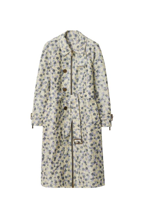 Burberry B-print Silk Trench Coat In Eccles