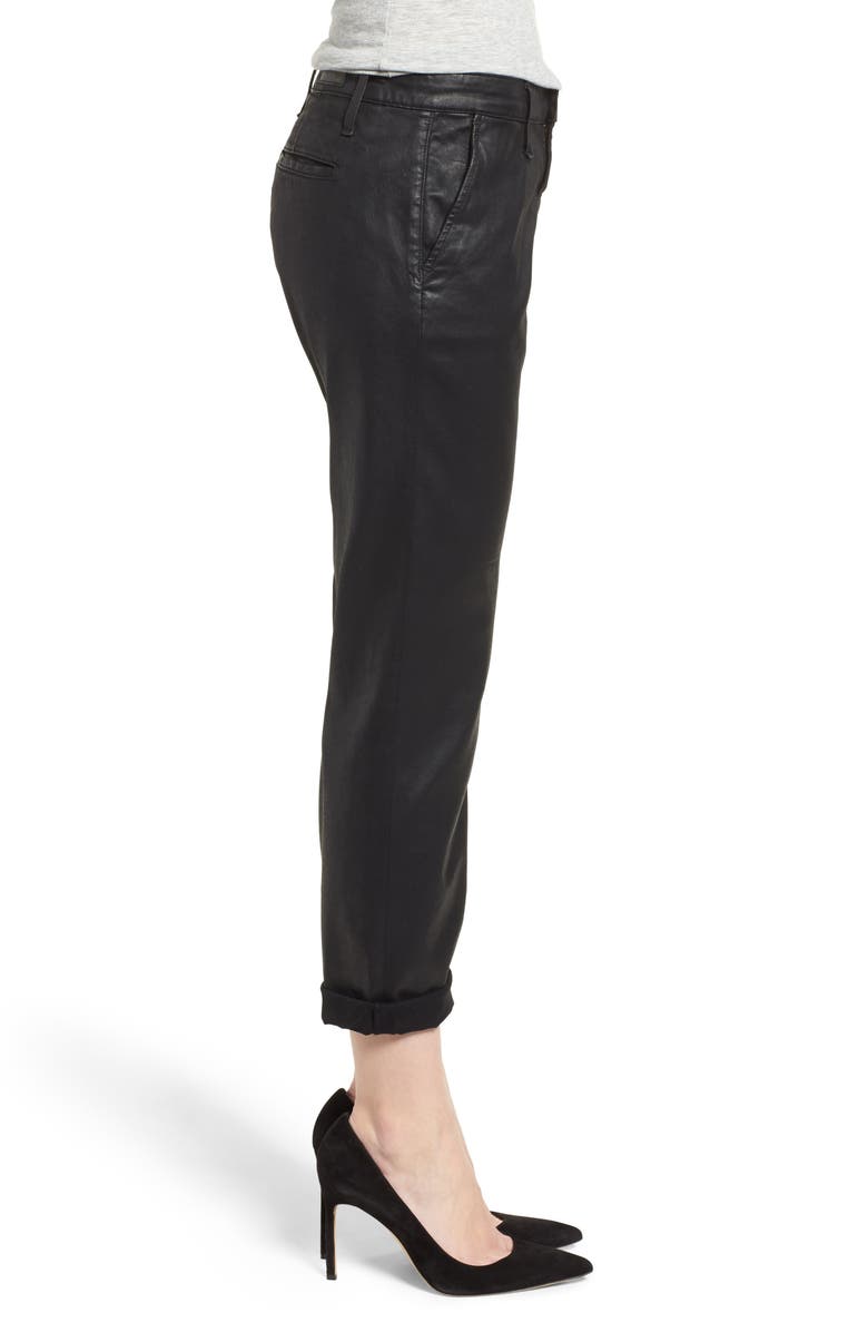 AG Caden Crop Twill Trousers, Alternate, color, Leatherette Light