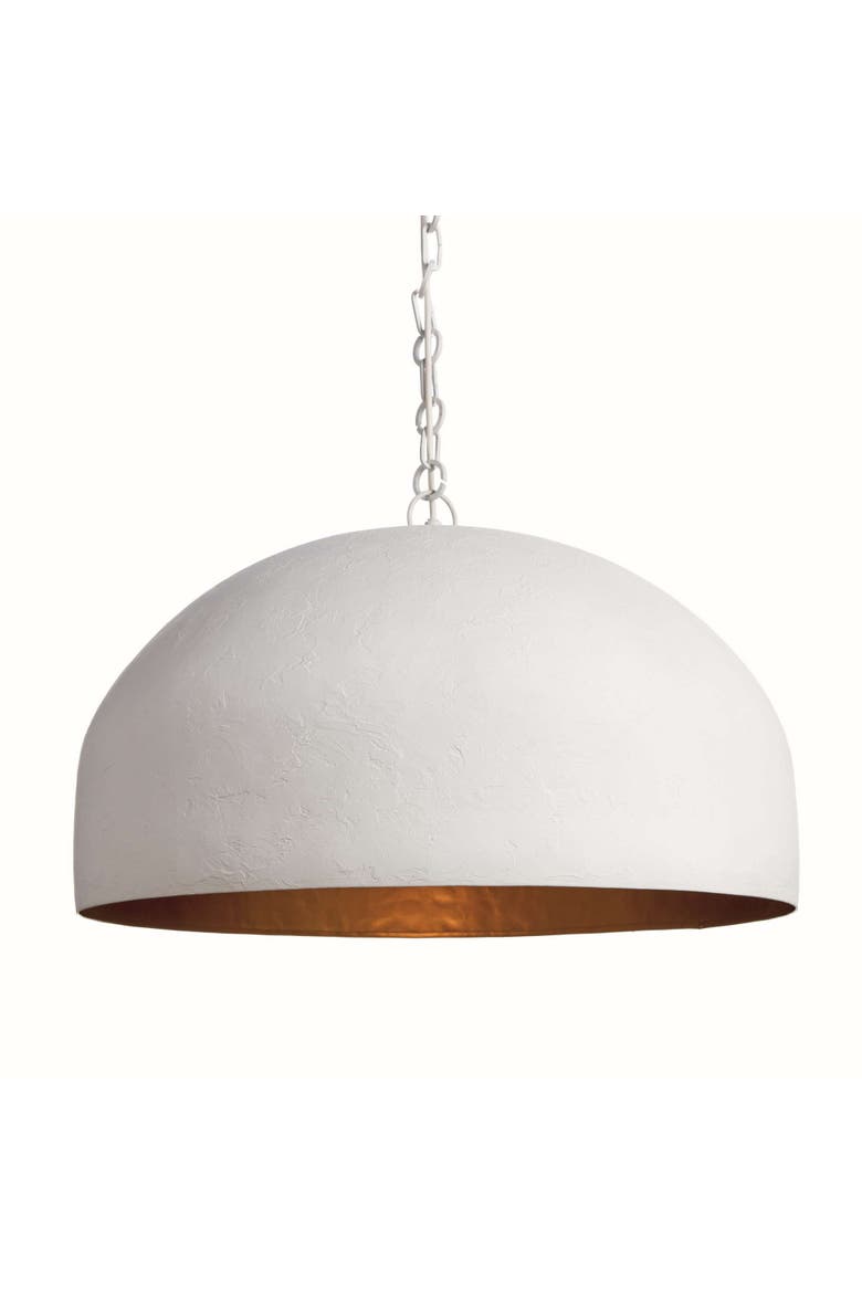 Thayer Dome Pendant Large, Main, color, White