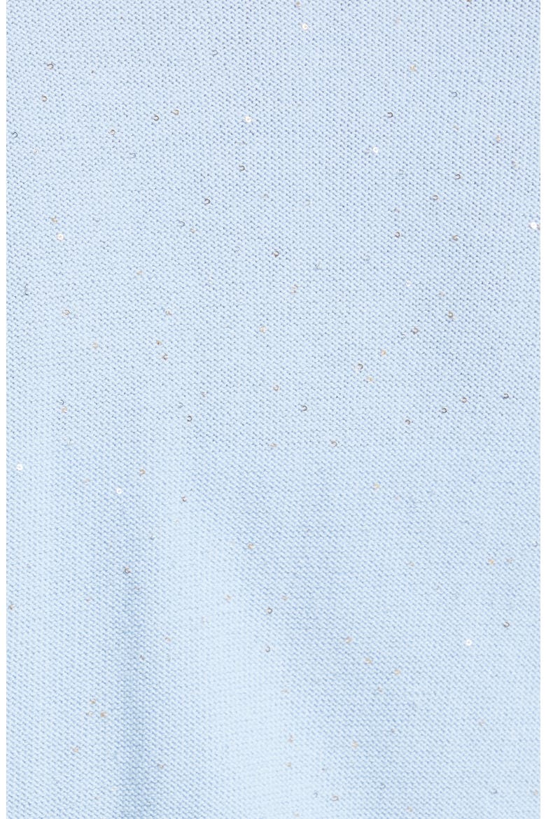 Tie Front Sequin Cardigan, Alternate, color, ICE BLUE