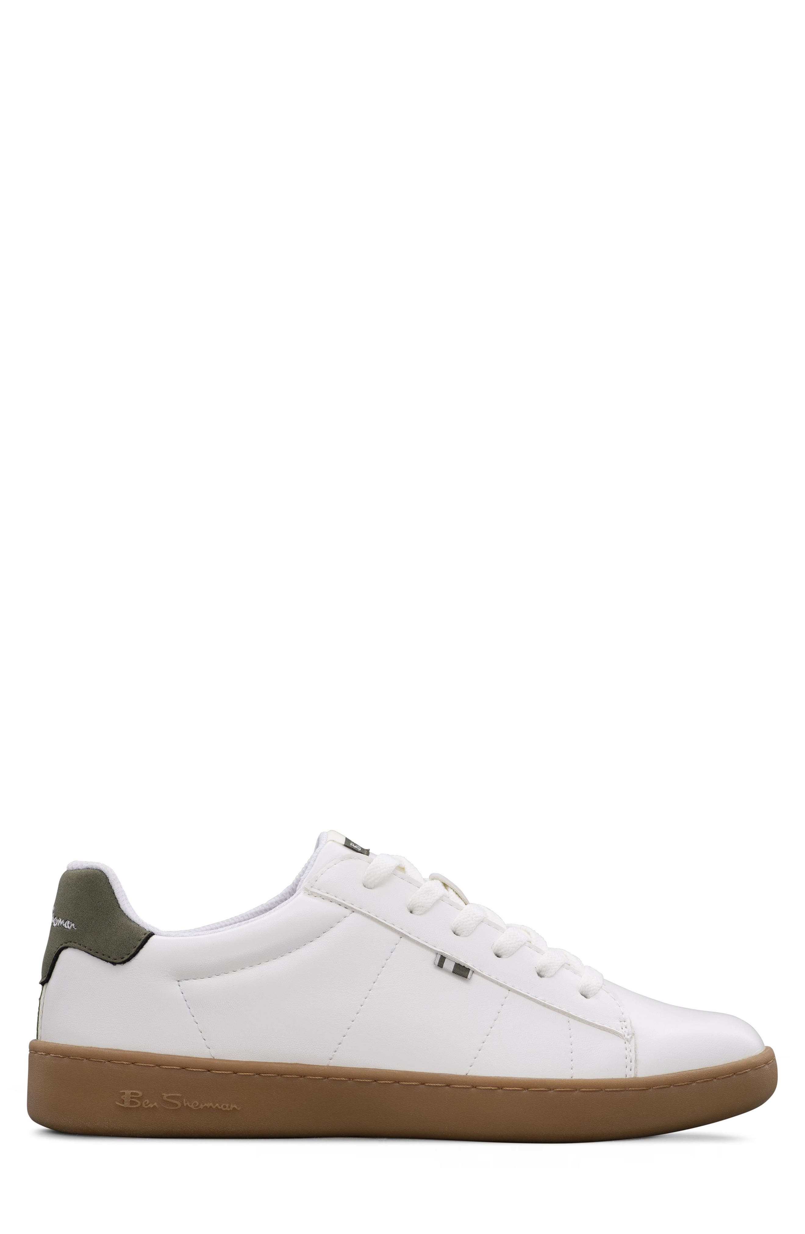 Ben Sherman Hampton Sneaker, Alternate, color, White/ Gum/ Olive