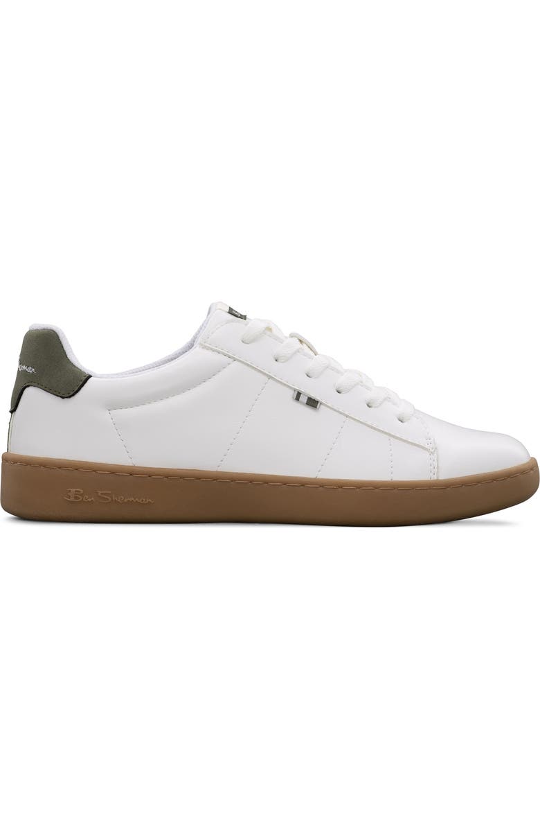 Ben Sherman Hampton Sneaker, Alternate, color, White/ Gum/ Olive