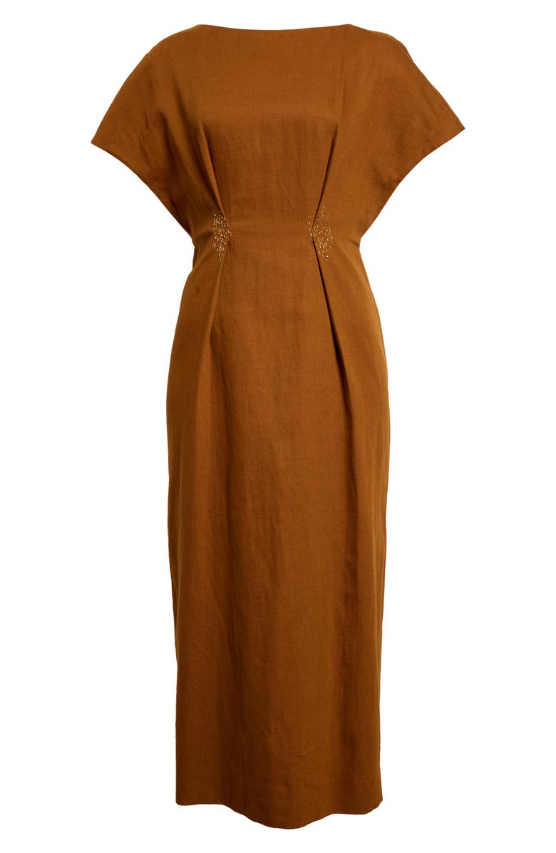 Dries Van Noten Dezos Tucked Waist Shift Dress, Alternate, color, 