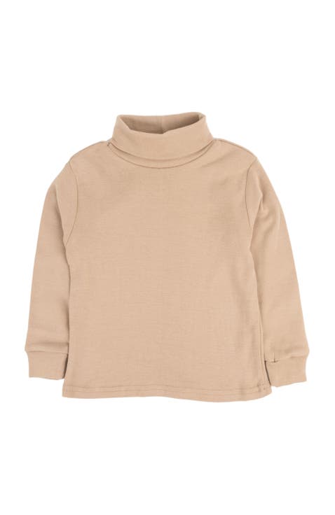 Kids Turtleneck, 100% Cotton, Solid Colors