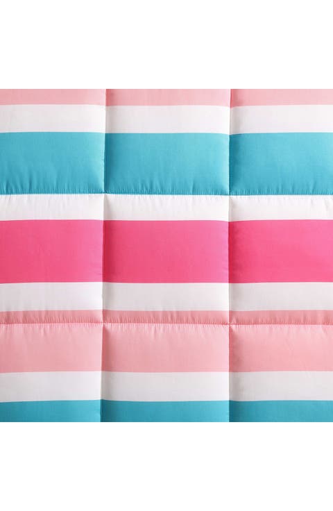 Cru Stripe Microfiber Comforter Set